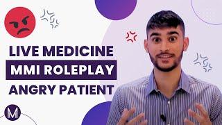 Live Medicine MMI Role Play | Angry Patient (Most HATED Station)