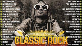 Best Classic Rock Ultimate Full Album 70s 80s 90sGuns N' Roses, The Beatles, Led Zeppelin, Queen