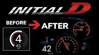 Initial D Style Gauges and HUD | PC | Assetto Corsa