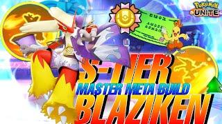 BLAZIKEN IS NOW OFFICIALLY THE S-TIER ALL ROUNDER WITH THIS INSANE ATTACK META BUILD | Pokemon Unite