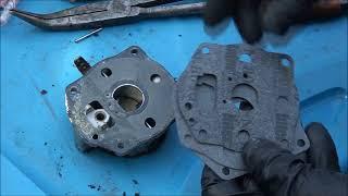 HOW TO Rebuild a BRIGGS and STRATTON OPPOSING Twin Cylinder engine CARBURETOR. All Horsepower same