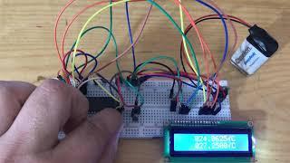 Multiple 1-wire DS18B20 devices with search ROM function on PIC16F887