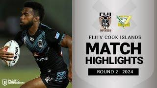 Pacific Championships 2024 | Fiji Bati v Cook Islands Aitu | Match Highlights