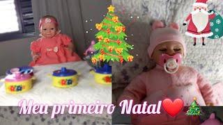 Rotina da noite de Natal da Hellena/Meu primeiro Natal (Canal Sophia Lima)