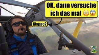 Landeabbruch mit vollen Klappen | Ultraleichtflugzeug