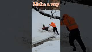 [JKTV 85회]#shorts. Make a Way.눈길 만들기.#jktv #usa #snow #NaTuber Lee