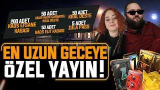 YENİ BATTLE ROYALE HARİTASI! EN UZUN GECEYE ÖZEL YAYIN! BOL BOL HEDİYELERLE! #zulateşkilat