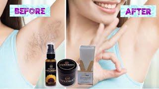 Quick steps how to DIY the Luxewax hair removal, no more shave️