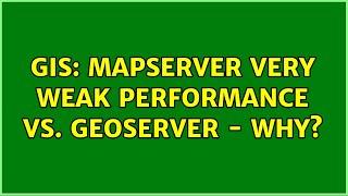 GIS: MapServer very weak performance vs. GeoServer - Why? (2 Solutions!!)