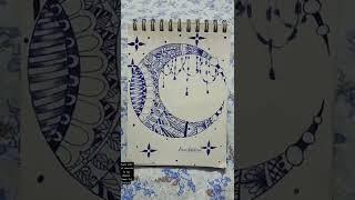 Design in half moon  by Aiman Art Gallery