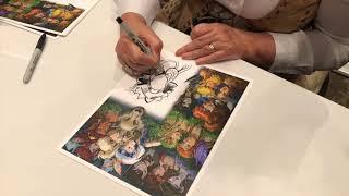 Wendy Pini Sketches at Emerald City Comic Con 2018