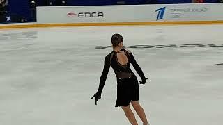 Камила Валиева. ПП. Золотой конёк Москвы. 23.10.2022. Kamila Valieva. FS.