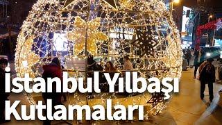 İstanbullular, yılbaşı kutlamalarının yapılacağı alanlarda toplanmaya başladı