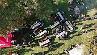 DJI mavic 3 4k recording of bikers meeting cluj-napoca Romania