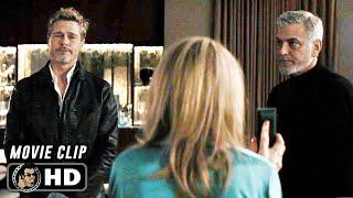 George Clooney Vs Brad Pitt Scene | WOLFS (2024) Movie CLIP HD