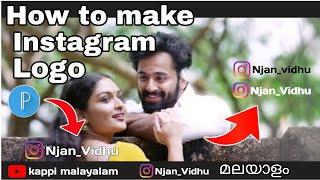 HOW TO MAKE INSTAGRAM LOGO PIXELLAB MALAYALAM /KAPPI MALAYALAM /