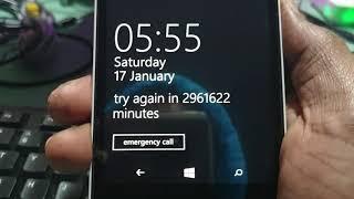 Nokia Lumia 535 | Locked 2961620 Minutes | Forever Lock