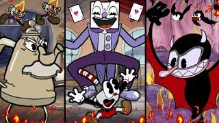 All Cuphead Fan Made Bosses 1st Phase Made By Shaconda Cartoons