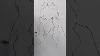 Part 1- Beautiful Indian Woman Drawing️ #shorts #drawing