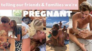 TELLING FRIENDS & FAMILY WE'RE PREGNANT! | Maddie Castellano