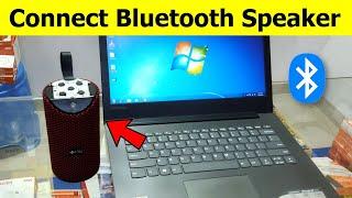 How to Connect Bluetooth Speaker to Laptop Windows 7