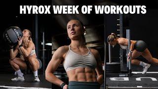 A Full Week of Hybrid Training | HYROX Prep