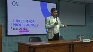 Seminar on upscaling the LinkedIn Game for Chartered Accountant Networking on 25 Nov 24