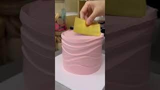 How To Make Wave  Cake Design#wavecake #cake #food #viraltrendingshorts