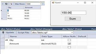 SQL Server Column Sum + Result Show in Text Box Visual Basic.Net