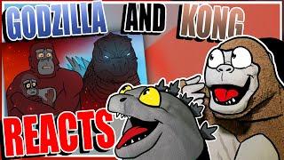 Godzilla Reacts| Godzilla Vs Kong (Animated) Part 5 by Joe Connelly