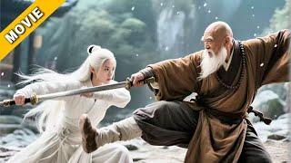 Kung Fu Movie! 70-Yr-Old Monk, Martial Master, Fights White-Haired Witch, Saves Disciples