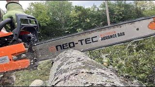 Heavy Storm Damage - Using the NEO-TEC Chainsaw