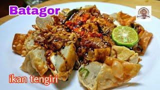 Batagor Ikan Tengiri Terdebest. Udah Dingin Tetep Empuk. Plus Resep Saus Kacang Super Lekoh.