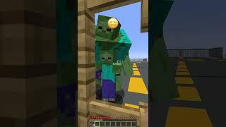 Closing Zombie Horde vs Flight Emoji Reaction #meme #shorts #minecraft
