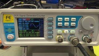 QTR 37 BangGood 2 Ch 60Mhz Arbitrary Waveform Generator FY6800