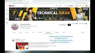 Technical Israr sir ki community post pr meri video post hui h! #shorts