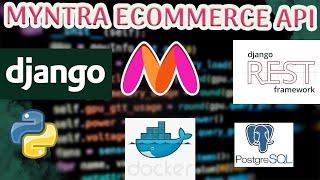 Create an E-commerce API like Myntra in Django 