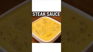 Mushroom Steak Sauce ️ #easydinnerideas #ribeyesteak #steaksauce