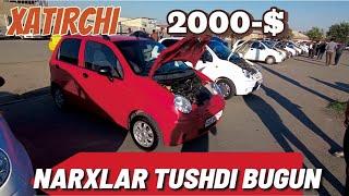 XATİRCHİ MASHINA BOZORI 2024 2000-$ MATIZ NARXLARI TUSHIB KETDI BUGUN…