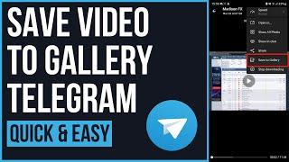 How to Save Telegram Video in Phone Gallery (iOS & Android)