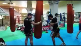 Training for European Championship.Zohrab Legend Azimov and Golden Coach Hakim Haciyev