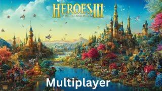 Heroes 3 Multiplayer: 4 Players 2 vs 2 Random Map part2