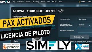 X-Plane Español | Simfly.io | ACTIVAR LICENCIA DE PILOTO Y GANAR PAX