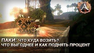 ArcheAge 5.7. Паки: что куда откуда возить,  как восстанавливается процент и т.д.