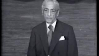 J. Krishnamurti - New York 1971 - Public Talk 4 - Can the mind become quiet?