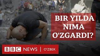 Ҳамас ҳужумидан кейинги 1 йилда нималар ўзгарди? Исроил, Фаластин, Эрон ва Ливан BBC News O'zbek