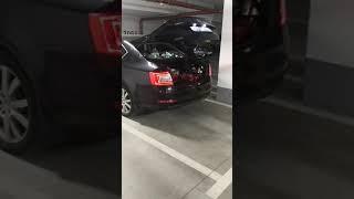 Электропривод багажника skoda octavia a7. Открытие, закрытие с ключа