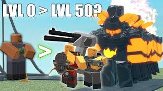 Being a TDS PRO with a level 0 tower | ROBLOX