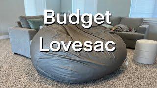 Unboxing Amazon’s version of the LoveSac. The Big Joe.