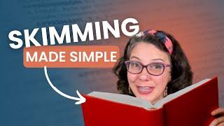 How to Skim a Textbook Step-by-Step [LIVE DEMO]